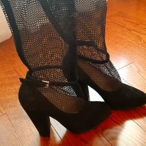 Marc Jacobs Fishnet boots
